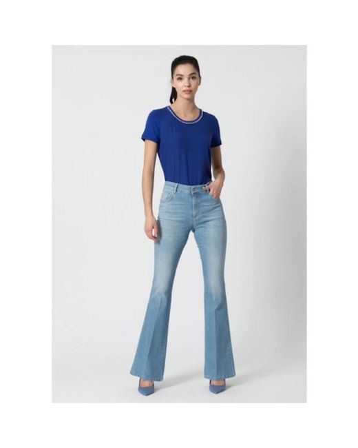 Kocca Jeans > Flared Jeans in het Blue