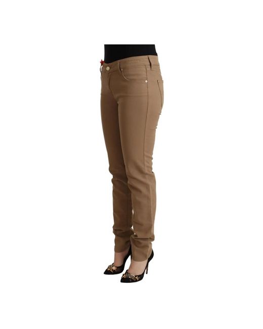 Jacob Cohen Brown Skinny Fit Jeans