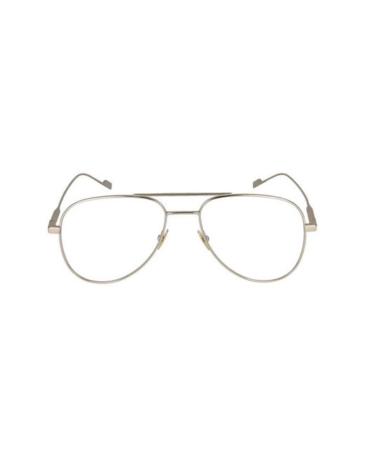 Saint Laurent Metallic Glasses for men