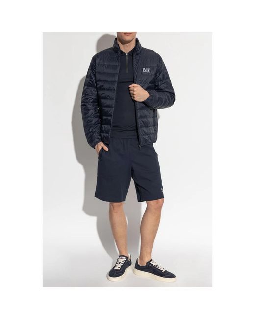 Down Jackets di EA7 in Blue da Uomo