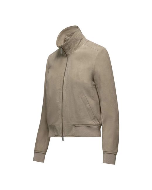 Leather Jackets Bomboogie de color Green