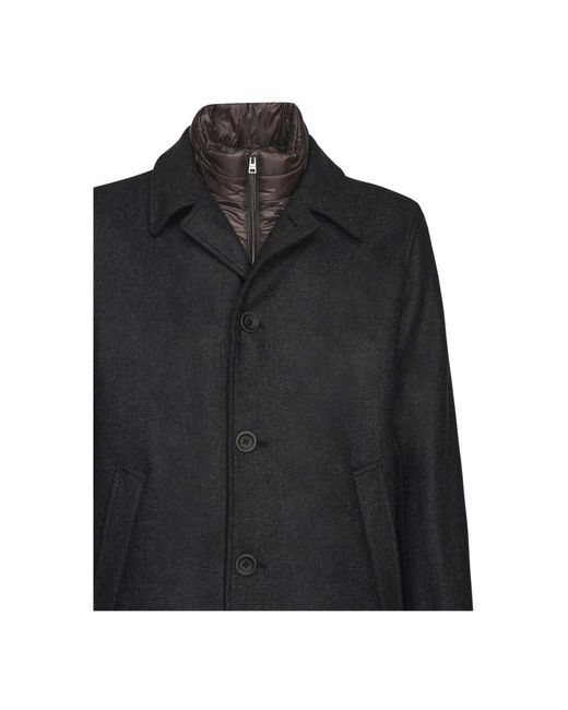 Herno Black Parkas for men