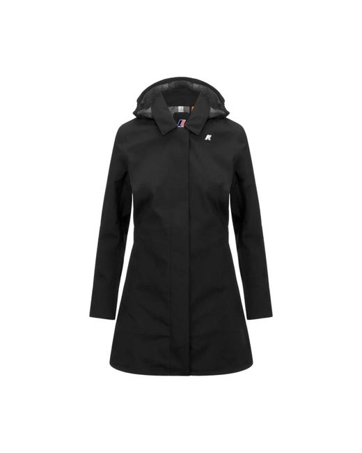 K-Way Black Rain Jackets