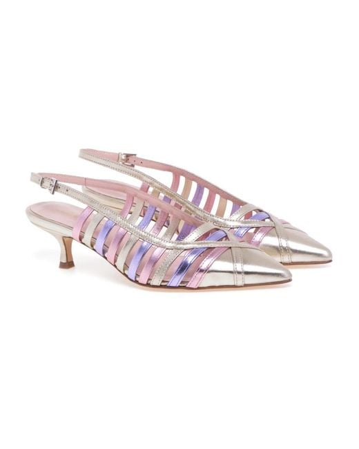 Anna F. Pink Pumps