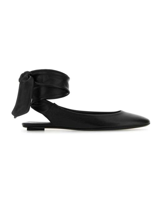 The Attico Black Ballerinas