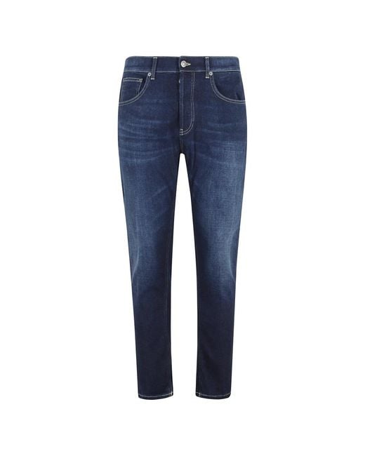 Dondup Blue Slim Fit Jeans for men