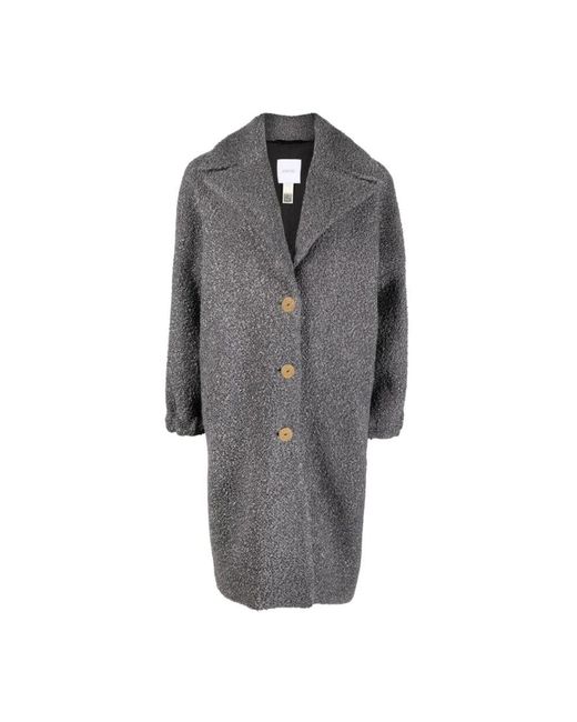 Patou Gray Grauer wollmantel