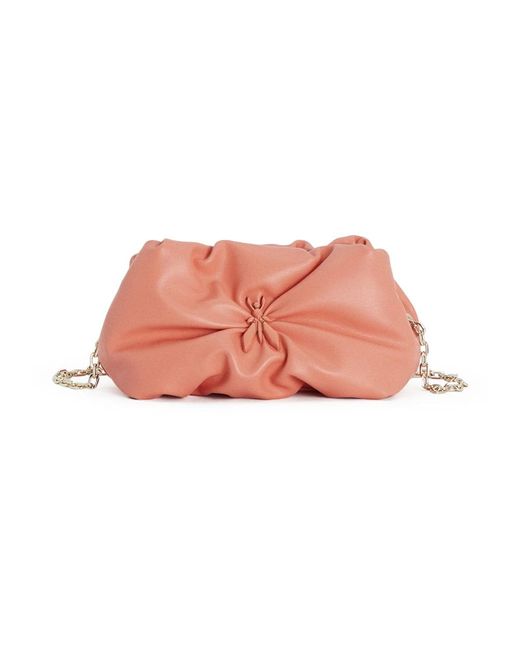 Patrizia Pepe Pink Bag fly pillow clutch