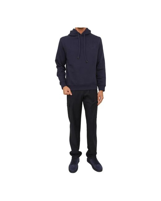 Etro Hoodies & Sweatvesten ,Blauw ,Katoen Hoodie Sweatshirt in het Blue voor heren
