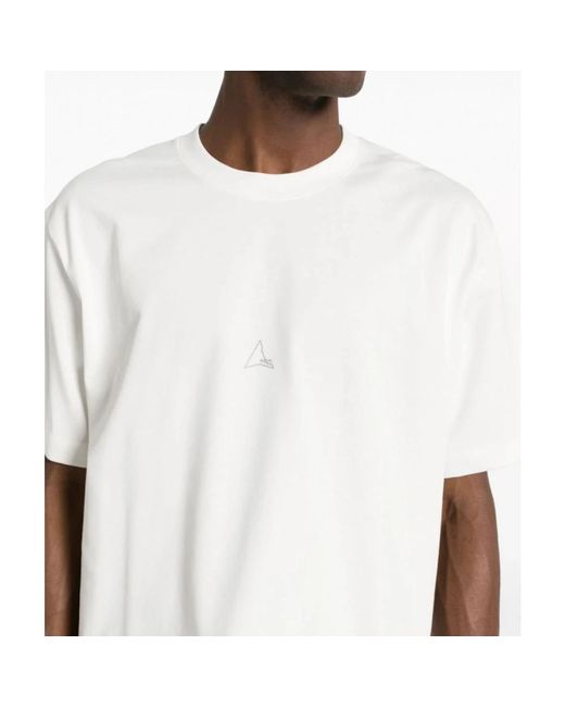 Roa Weißes t-shirt in White für Herren