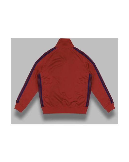 Needles Hoodies & Sweatvesten ,Rood ,Polyester Track Jacket in het Red voor heren