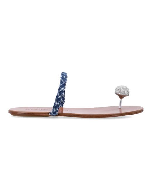Pedro Garcia White Flip Flops