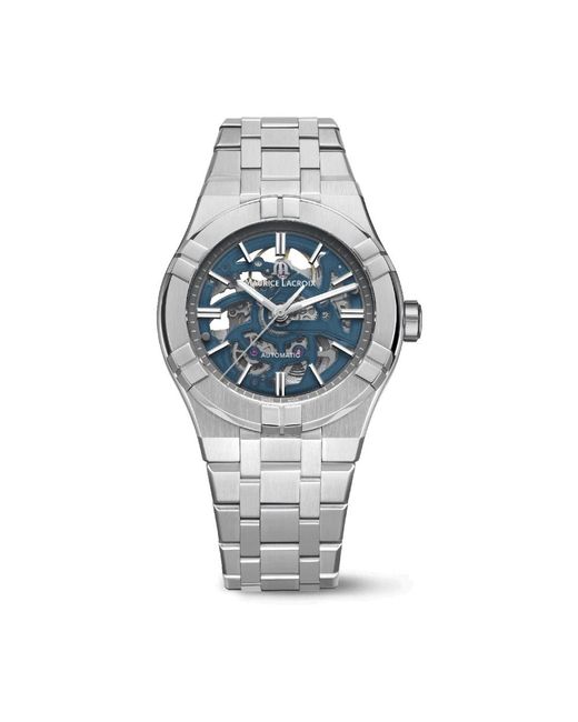 Maurice Lacroix Aikon Automatic Skeleton in het Metallic voor heren