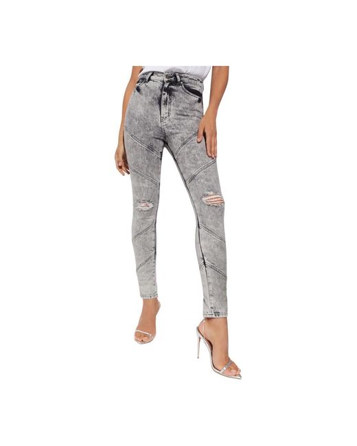 retroféte Blue Skinny Jeans