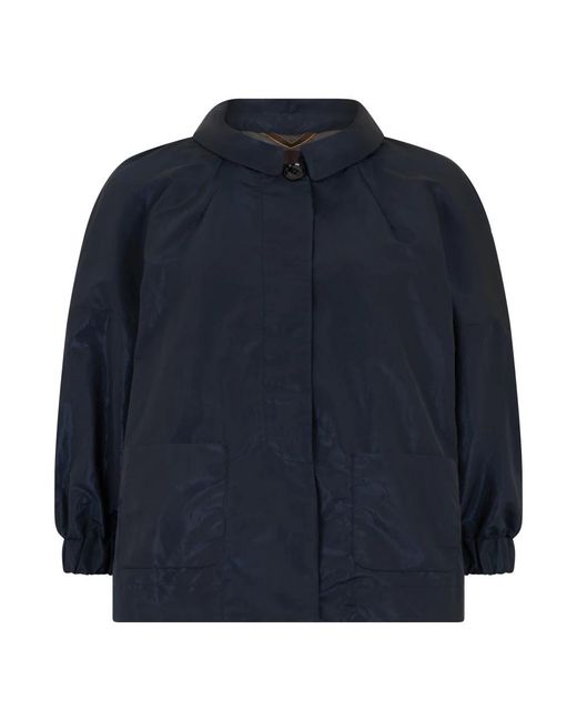 Moorer Jassen ,Blauw ,Polyester Nereida Wind Jacket in het Blue