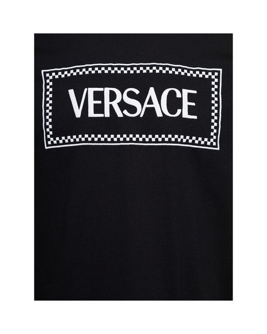 Vintage logo magliette e poloere di Versace in Black da Uomo