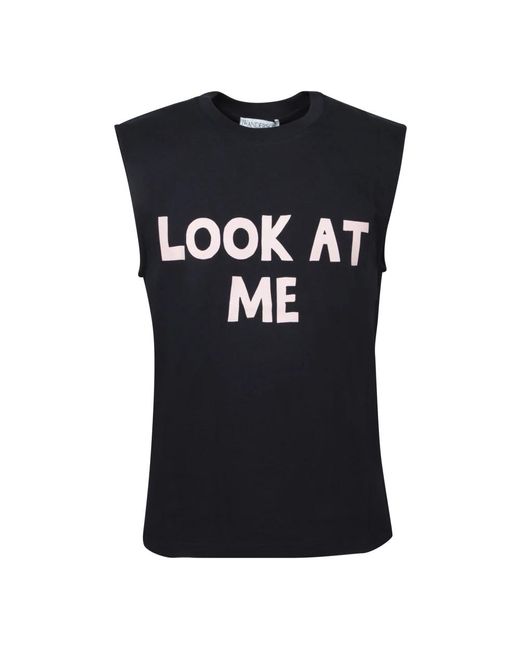 J.W. Anderson Black Sleeveless Tops for men