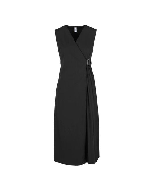 Bomboogie Black Wrap Dresses