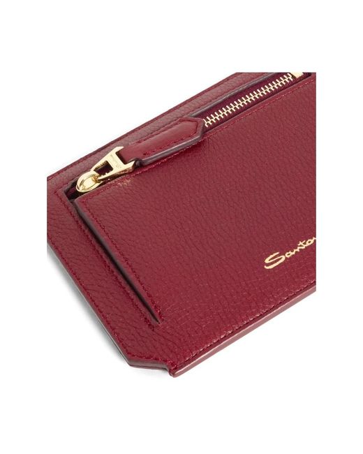 Santoni Accessoires ,Rood ,Portcard in het Red