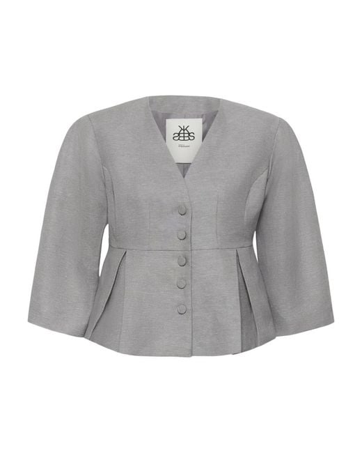 Karen By Simonsen Gray Blouses
