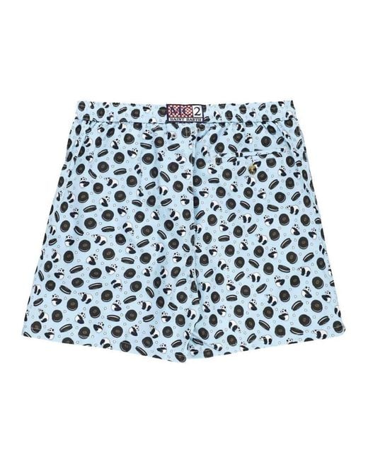 Mc2 Saint Barth Blue Beachwear for men
