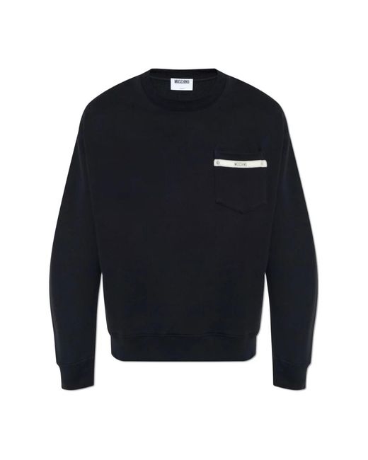 Moschino Blue Sweatshirts for men