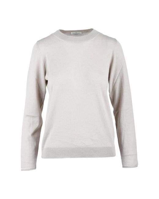 Panicale Gray Round-Neck Knitwear