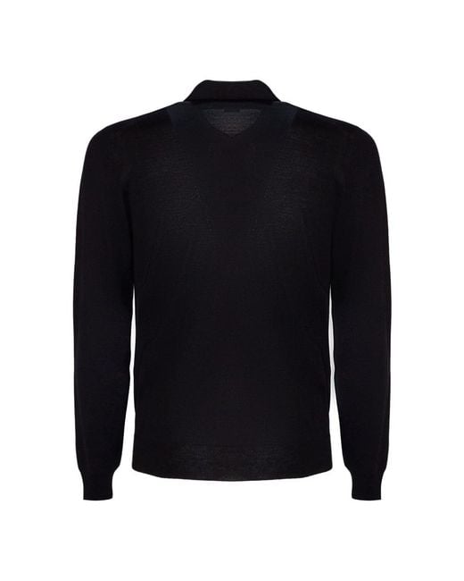 Drumohr Blue Round-Neck Knitwear for men