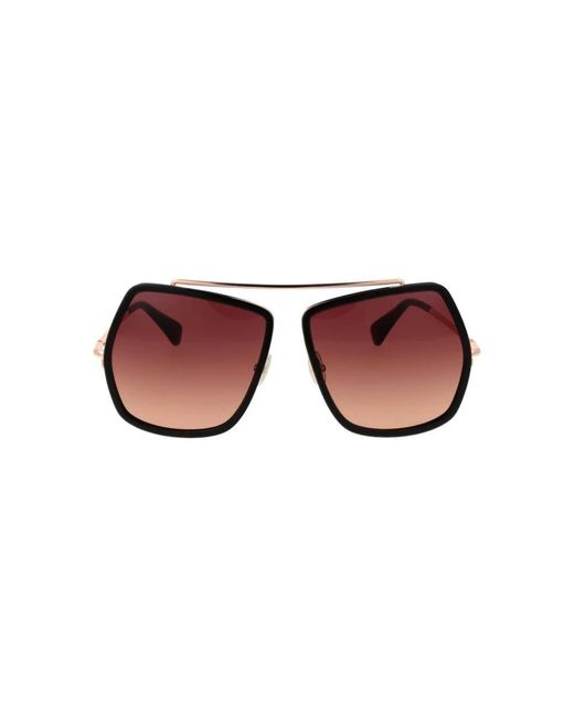 Sunglasses Max Mara en coloris Brown