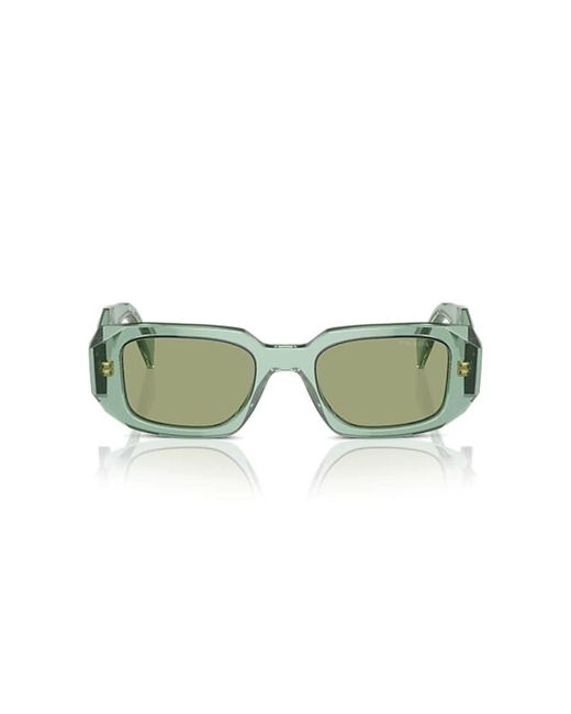 Prada Green Stilvolle sonnenbrille für frauen