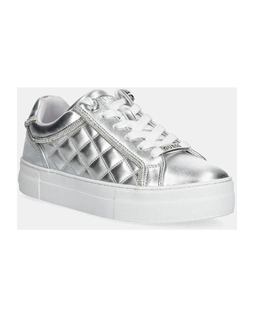 Guess White Gratea Sneaker