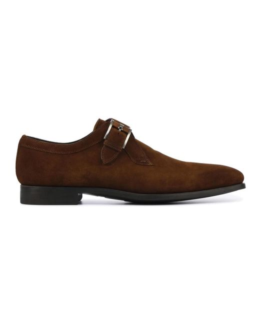 Magnanni Shoes Cognac wildleder loafers in Brown für Herren