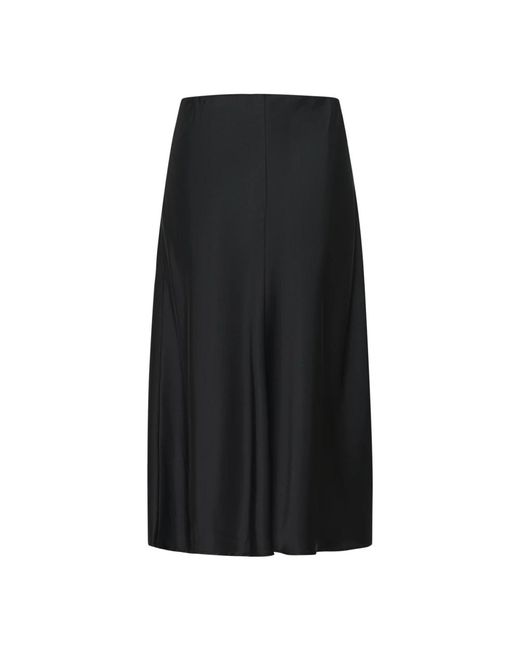 Saint Tropez Black Midi Skirts