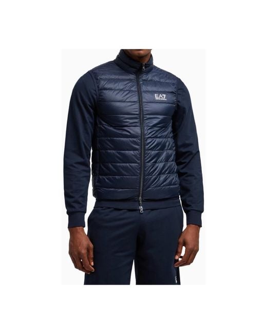 EA7 Blue Vests for men