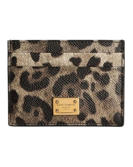 Dolce & Gabbana Metallic Wallets & Cardholders