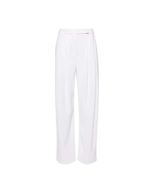 Pinko White Wide Trousers
