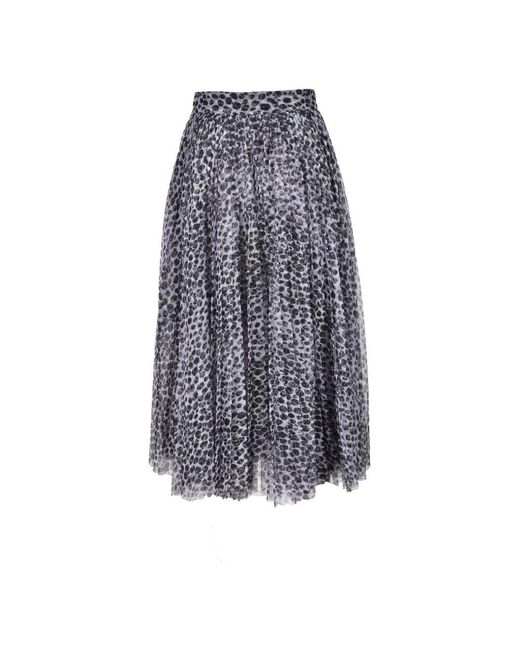 Philosophy Di Lorenzo Serafini Blue Midi Skirts
