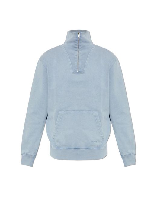A.P.C. Pocket Sweatshirt in het Blue voor heren