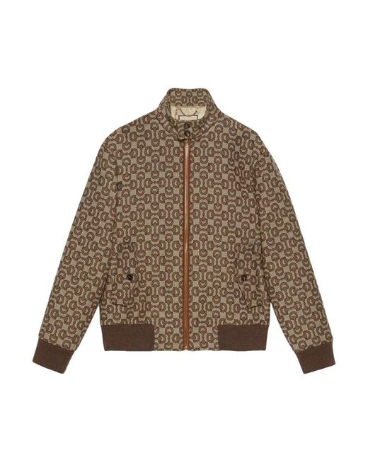 Gucci Brown Bomber Jackets