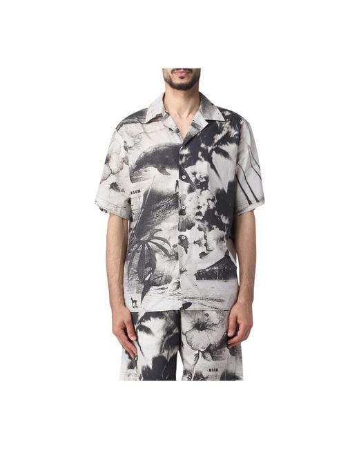 MSGM 03 Camicia in het Gray voor heren