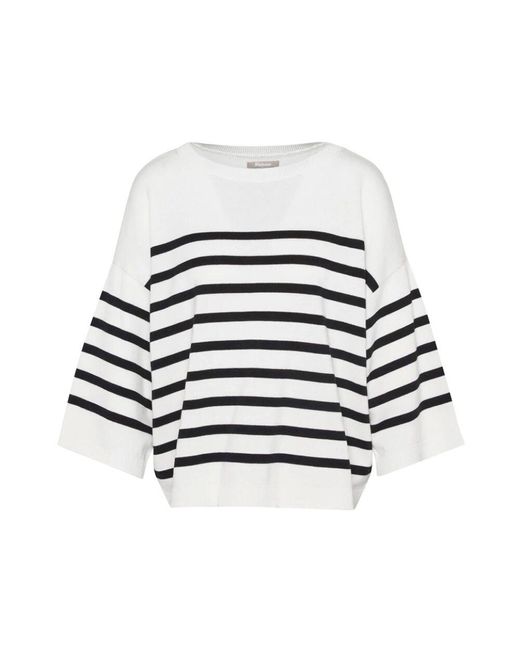 Round-Neck Knitwear Barbour en coloris White