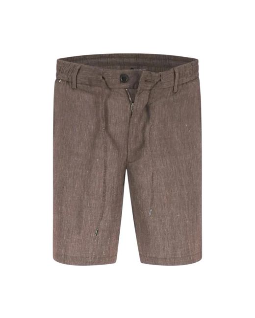 Boss Gray Casual Shorts for men