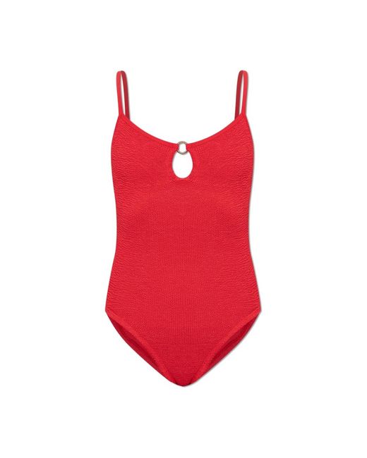 Hunza G Red Swimsuits