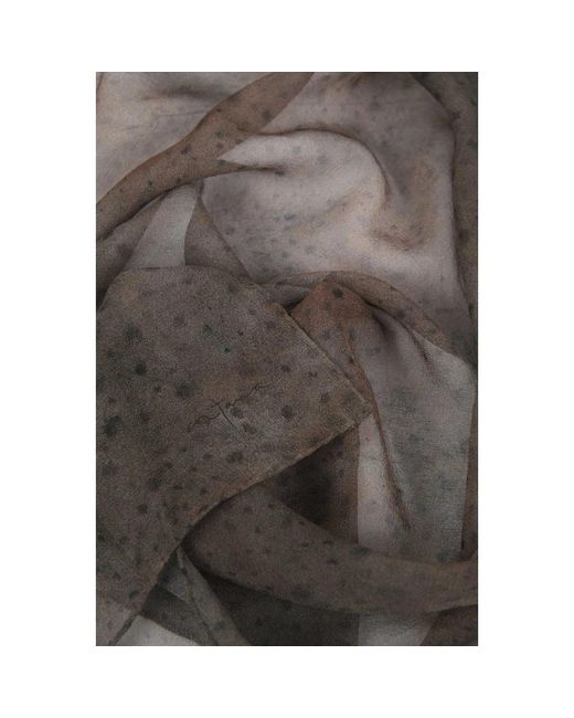 Cortana Brown Silk Scarves