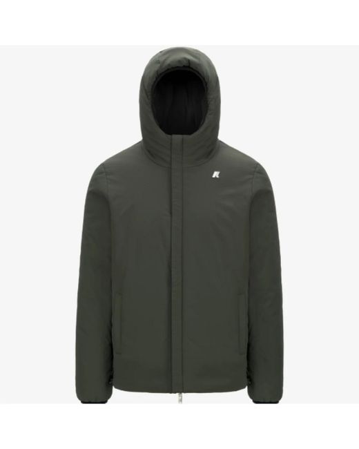 K-Way Black Light Jackets for men