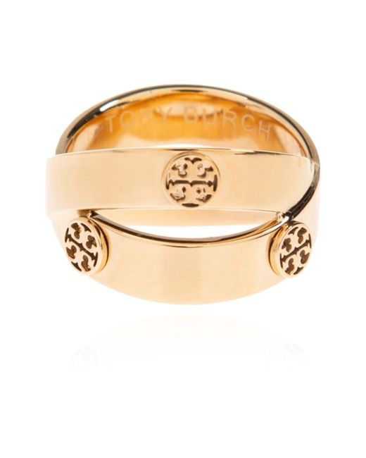 Tory Burch Metallic Icon Double Ring