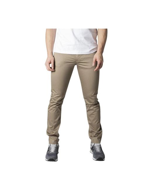 ARMANI EXCHANGE Gray Chinos for men