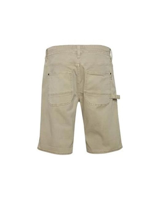 Blend Baumwoll bermuda worker shorts in Natural für Herren