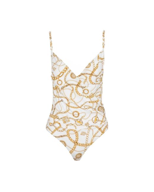 Balmain Metallic One-Piece