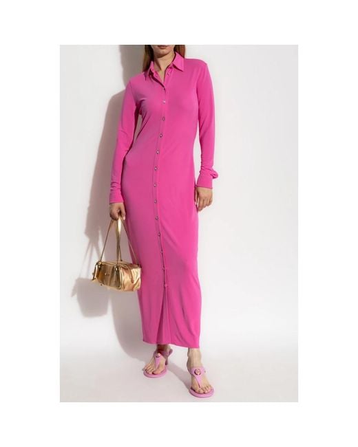 Versace Pink Maxi Dresses
